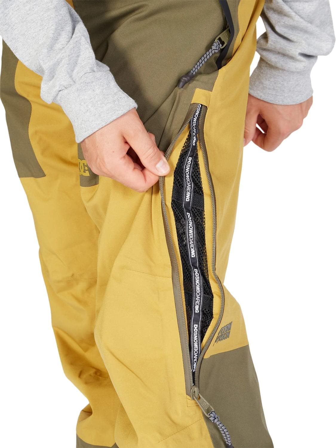 DC Squadron 45K Mens Snowboard Pants Bronze Mist Sz XL