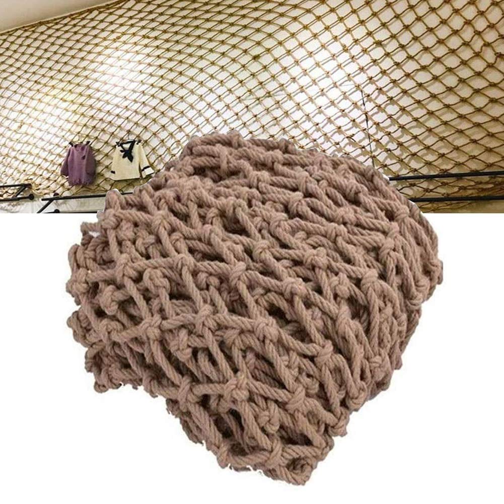 Filet de sécurité enfants pour escalier et mezzanine en corde tressée maille 15cm