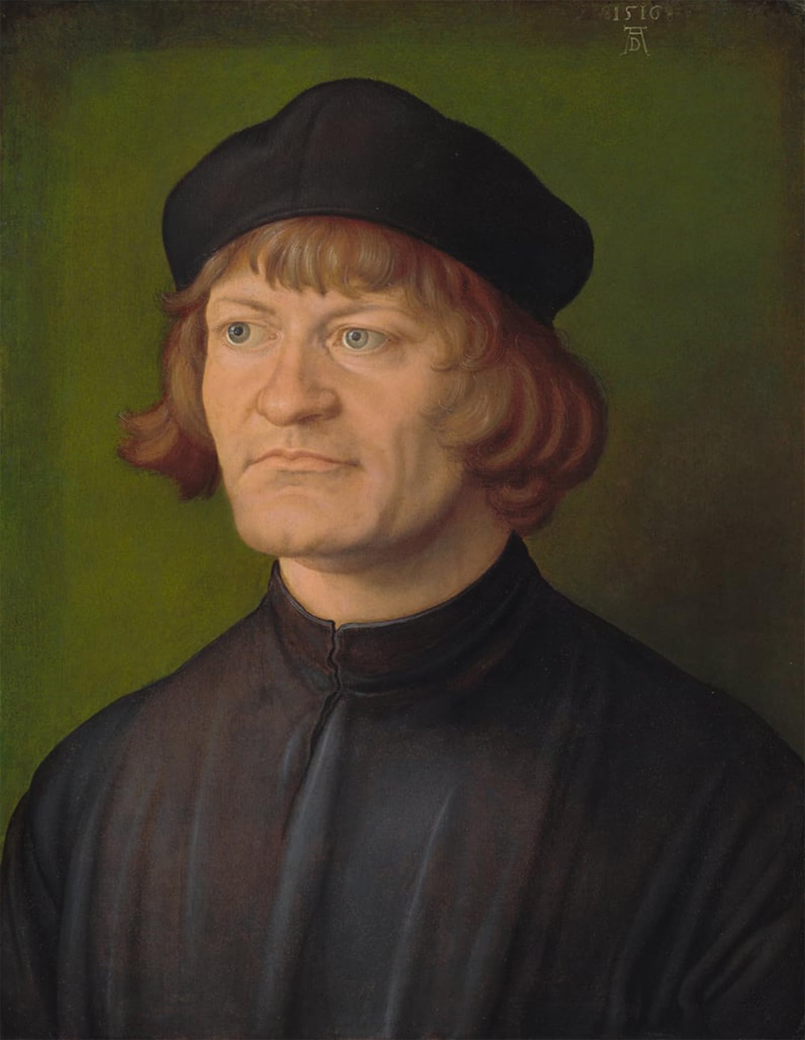 ARTXLXXBN Famous Print Painting Colorful Art Print Portrait of a Clergyman by Albrecht Dürer or Duerer Canvas Art Decorations for Home Decor 60x90cm