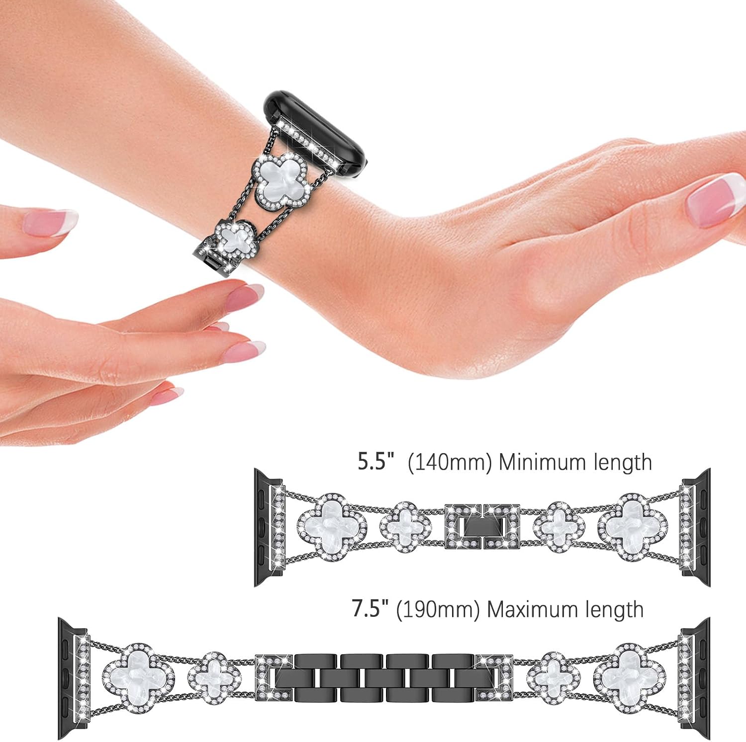 Compatible with Apple Watch Band Women 38/40/41/42mm(S10/11/12) image 4