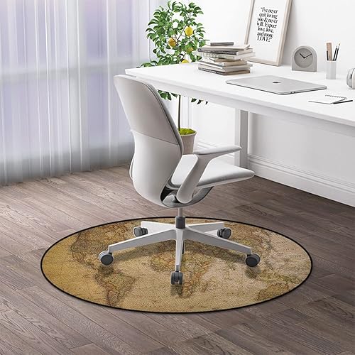 Miniatura 3 de Alfombrilla antideslizante para silla de videojuegos para suelo de madera dura, controlador de juego, alfombrilla de goma para silla de computadora,