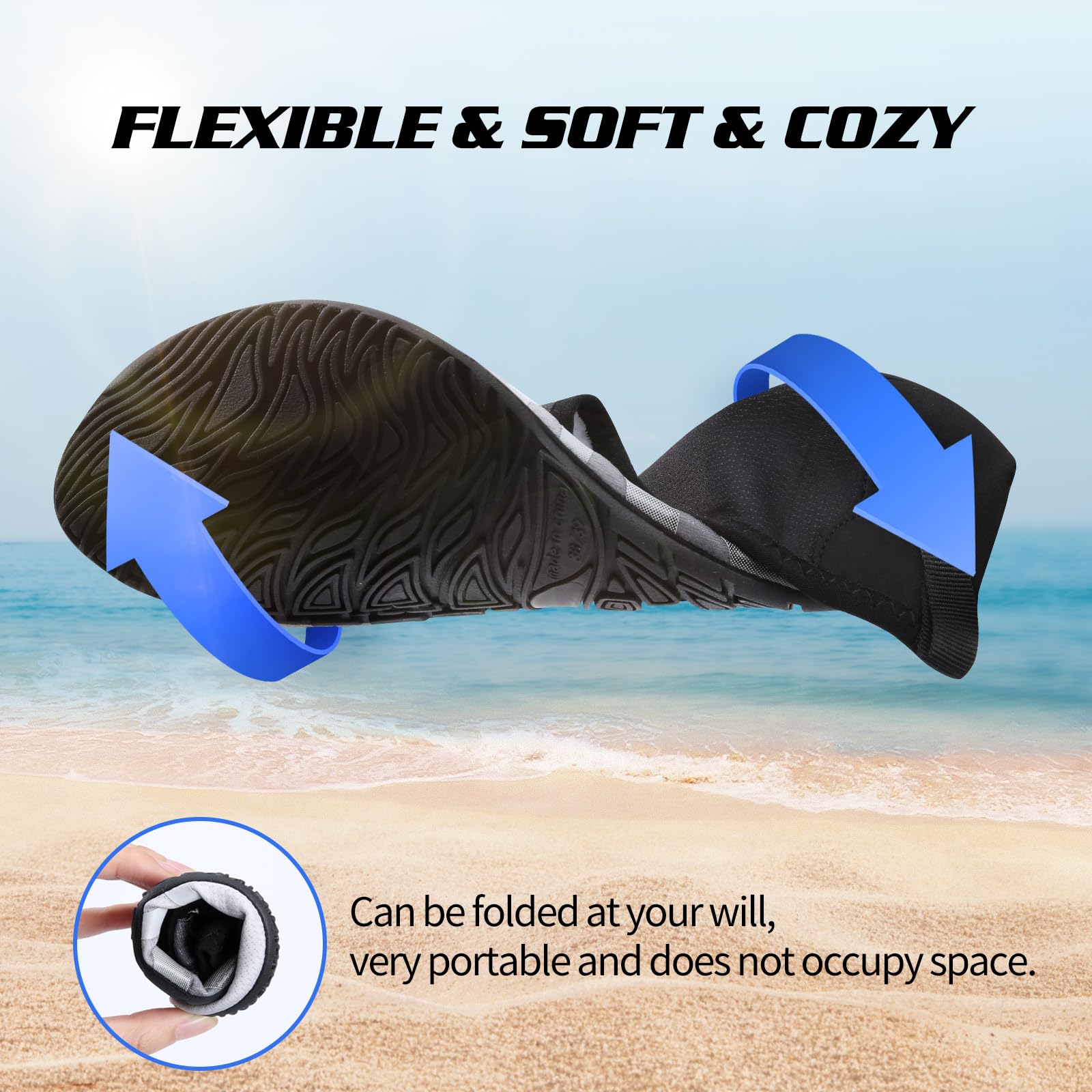 WateLves Scarpe da Scoglio Scarpette Donna Uomo Asciugatura Rapida Super Leggere Antiscivolo per Spiaggia e Snorkeling Unisex