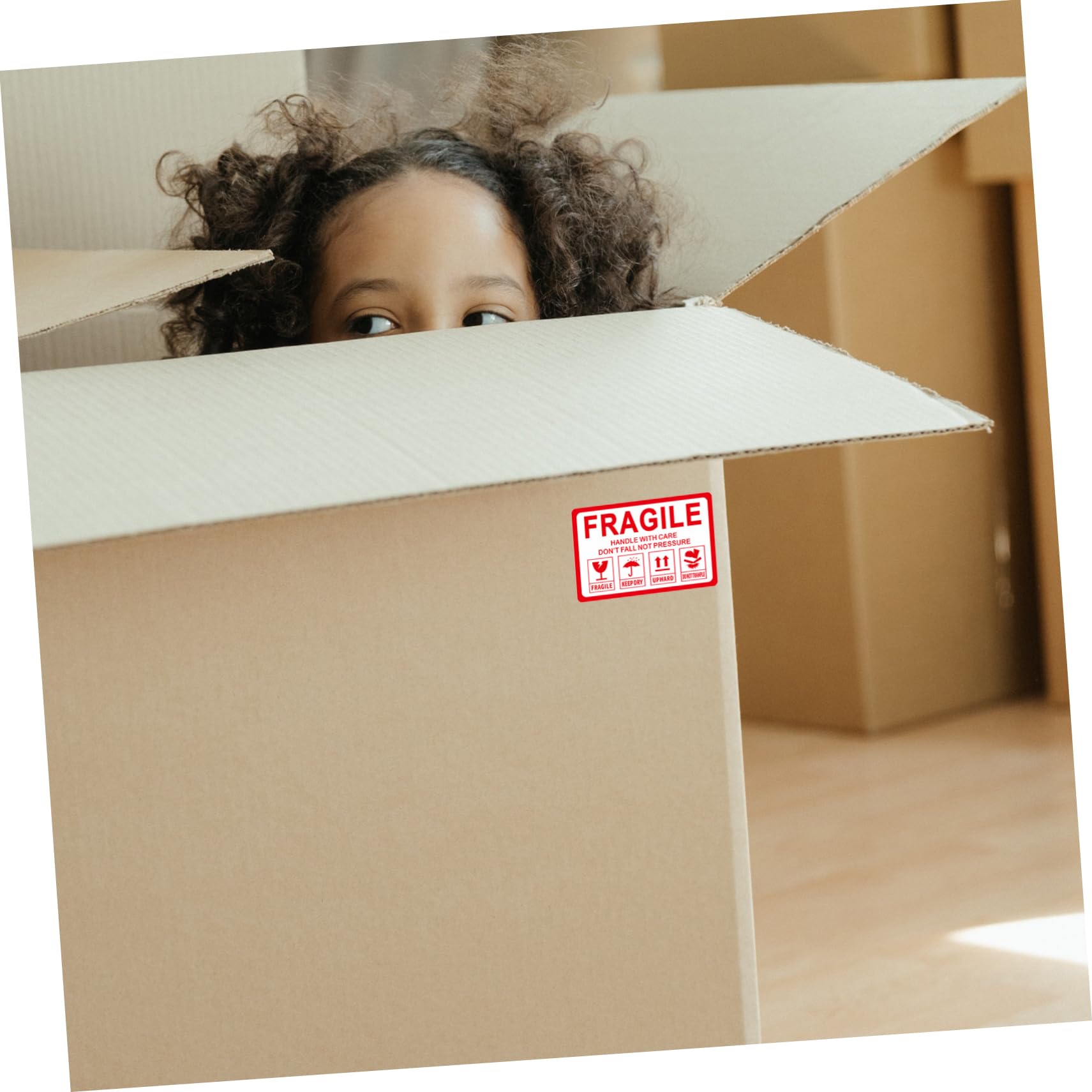 Lurrose 4 arredamento nastro di spedizione etichette spento pacco adesivi per pacchetti adesivi fragili adesivo pacchetto fragile i di spedizione adesivo e Carta
