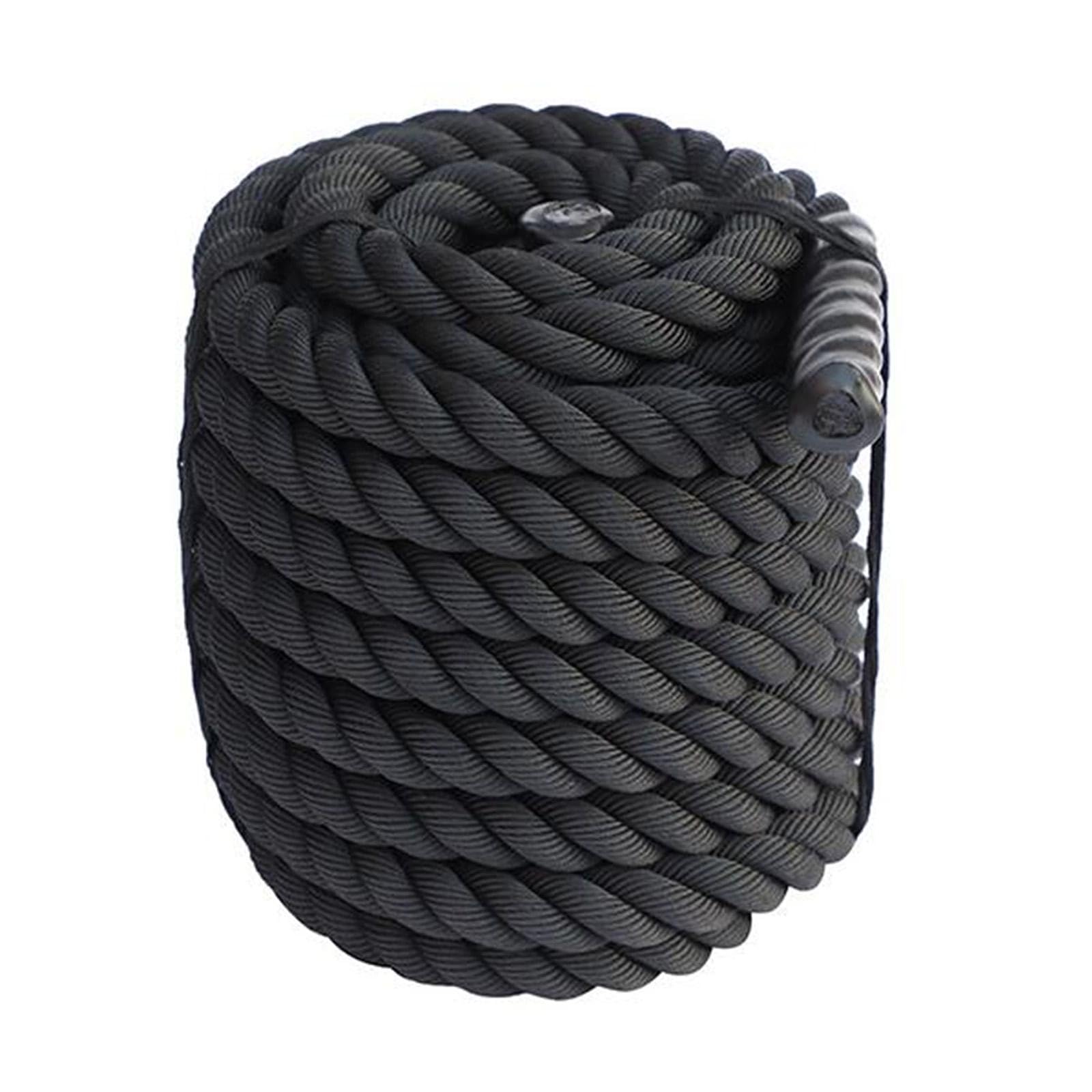 Cuerda de Entrenamiento for Ejercicios de Batalla: 9,18 pies/9,8 pies de Largo, 1,5 Pulgadas de Ancho(38mmx3m Black)