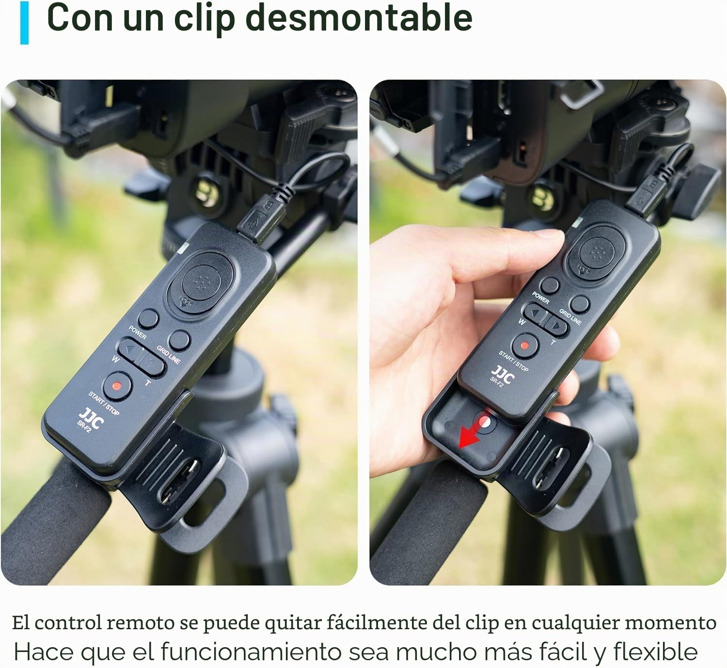 JJC Mando a Distancia con Terminal múltiple para cámara Sony A1 II A6600 A6500 A6000 a7S III, ZV-1, a9 III, A9, A7, A7R, a7R V, A7S, RX10V RX100 VII y FDR- AX53 CX405 CX900 sustituye Sony RM-VPR1