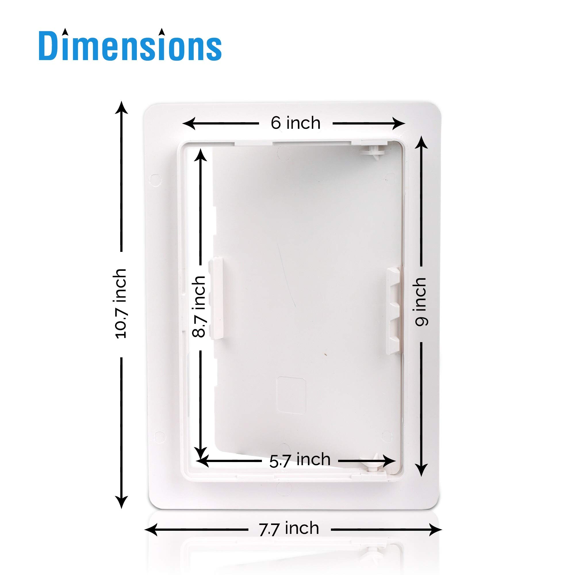 Buy Morvat Plastic Access Panel 6x9, Access Door for Drywall, Drywall