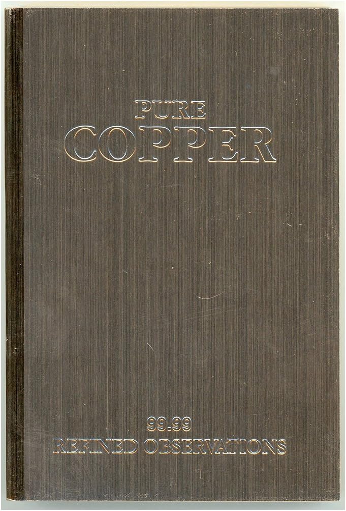 Daycraft Slab Lined Journal/Notebook - A6, Metalic Colored Paper Soft Cover, Copper - 4.3 in x 6.2 in