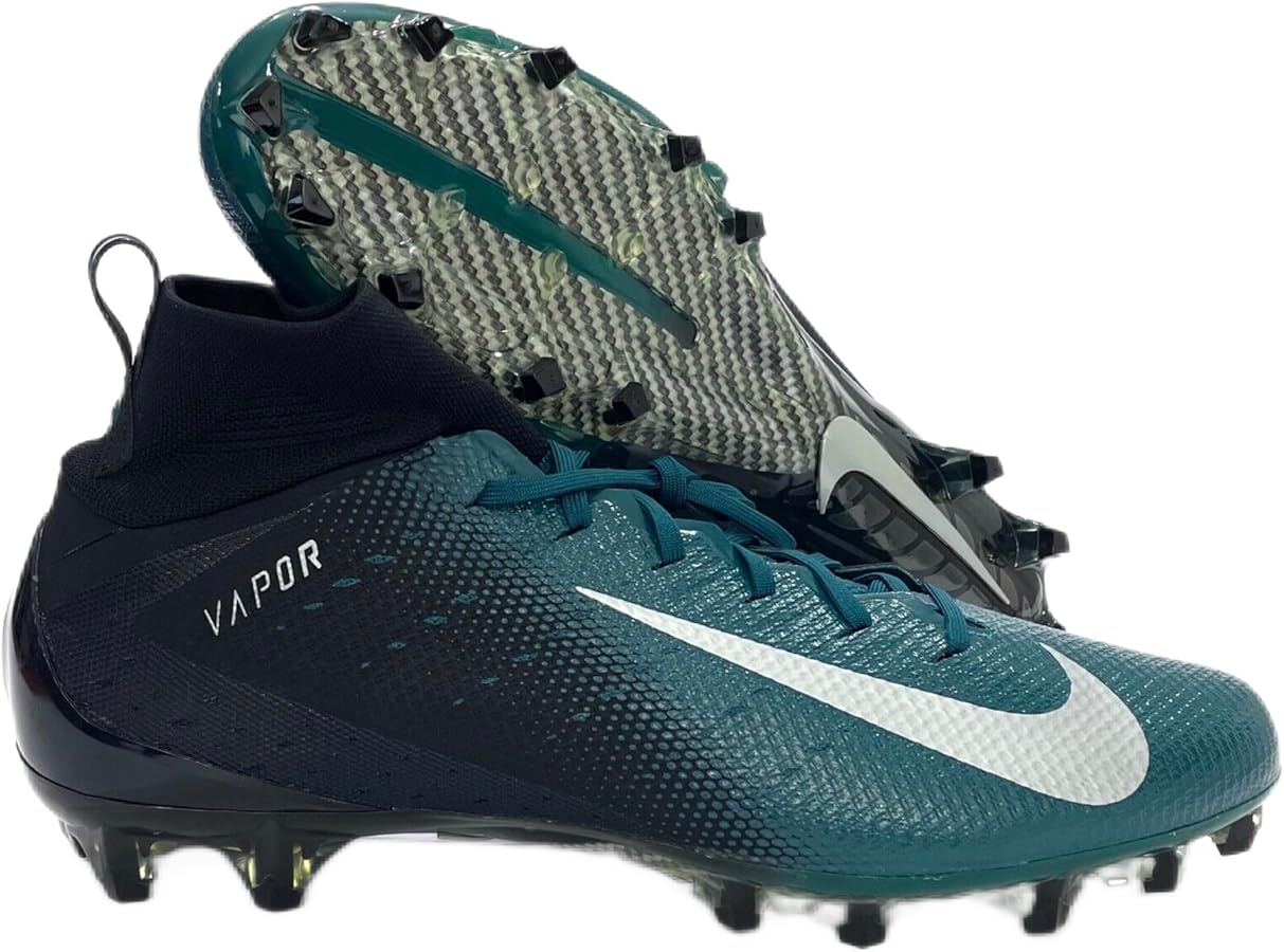 nike football cleats green and black