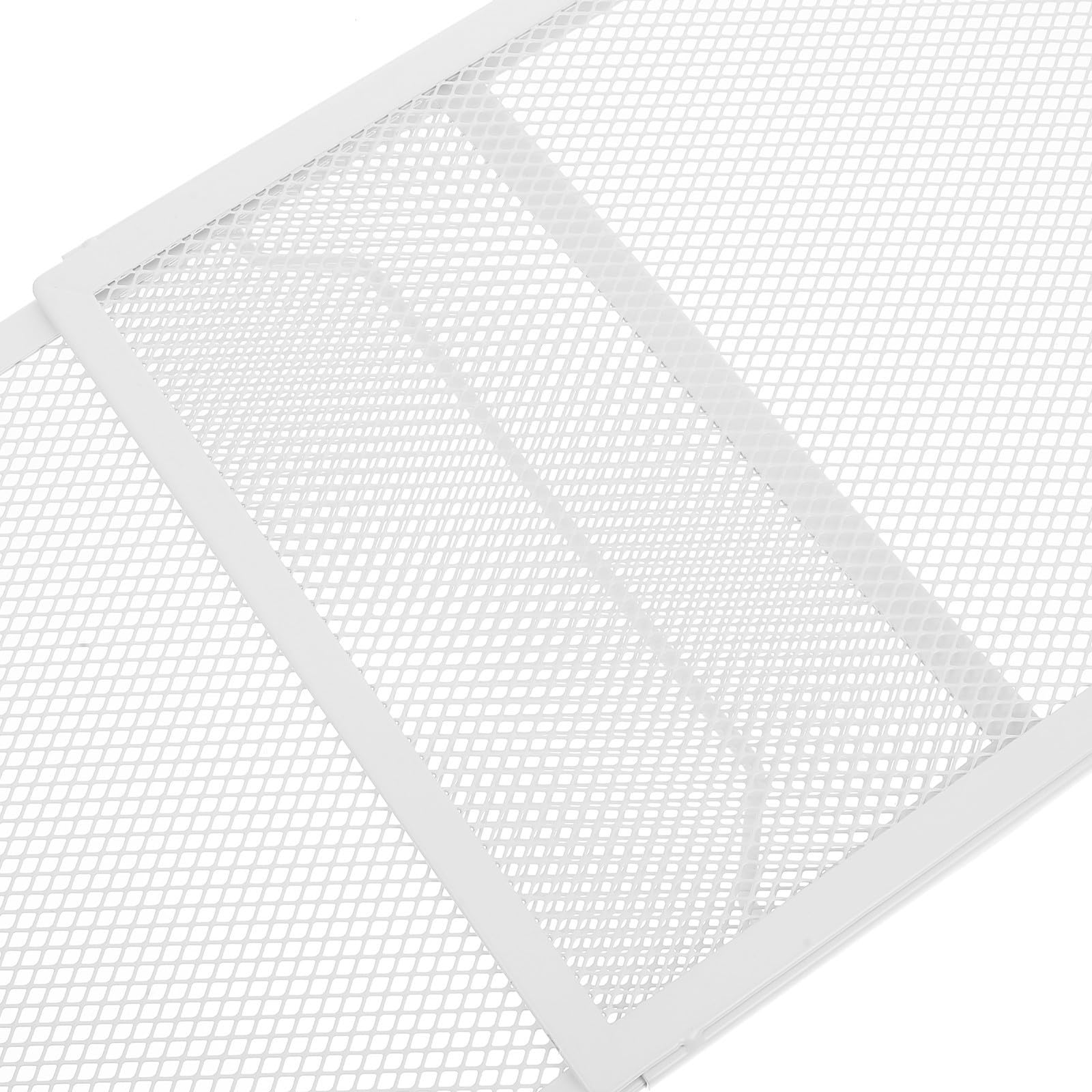 Hängeregal unter Küchenschrank Hängeregalkorb aus Kohlenstoffstahl Weiß Verstellbar für Küche und Schreibtisch Einfacher Zugriff Multifunktionales Design