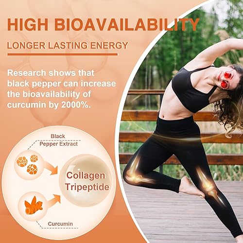 Miniatura 5 de ZEBORA Péptidos multicolágeno en polvo para recuperación de articulaciones con MSM y CS, péptidos de colágeno hidrolizados con ácido hialurónico y