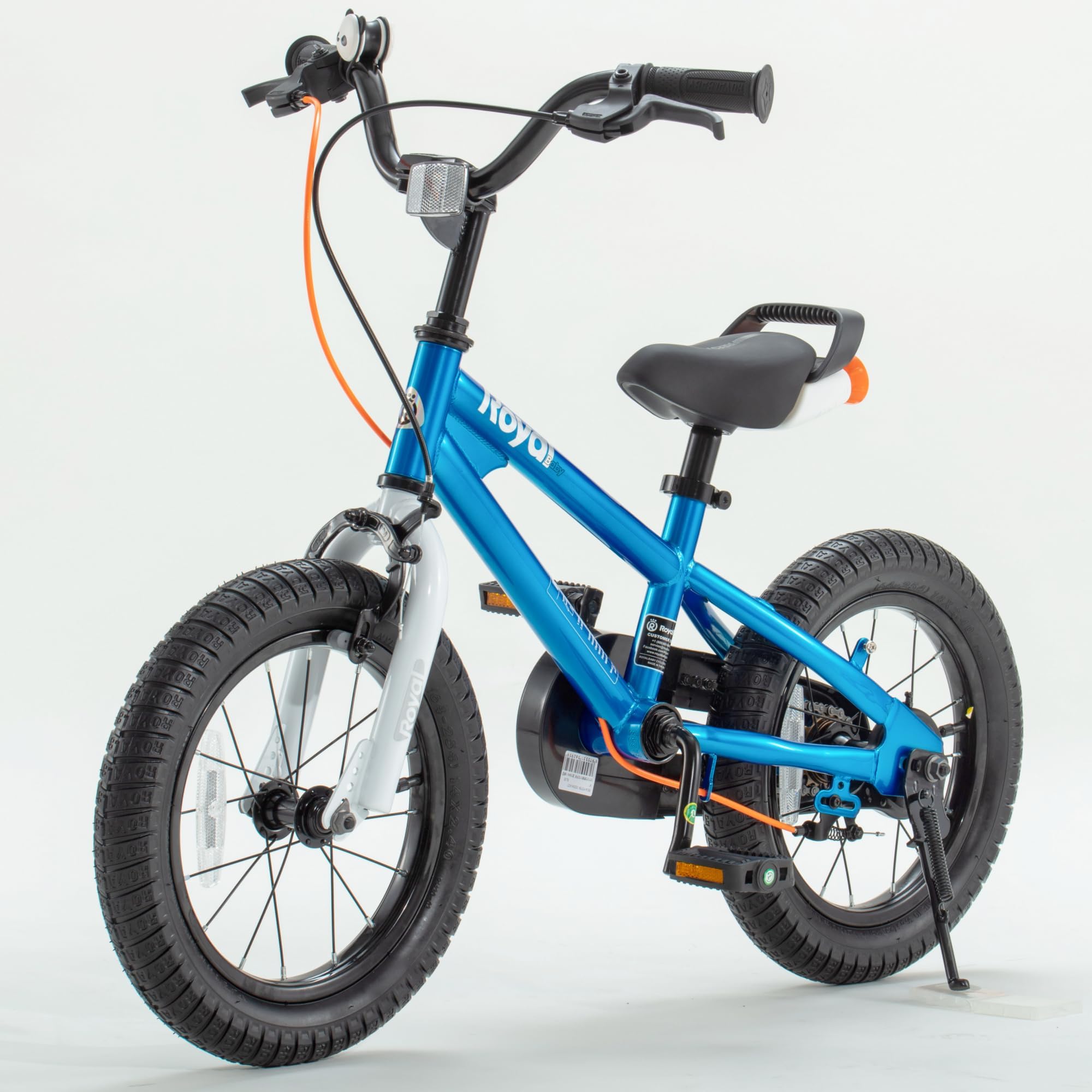 Royalbaby Freestyle-7 Kids Bike 14 16 18 20 Inch Wheel Dual Handbrakes Bicycle Beginners Boys Girls Cover Ages 3-10 Years, Kickstand and Water Bottle Included