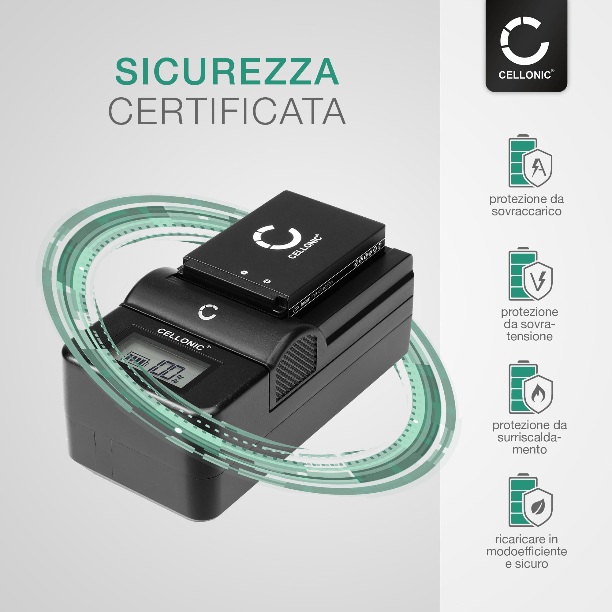 CELLONIC 2x Batteria compatibile con Drift Ghost S HD, Drift Ghost S