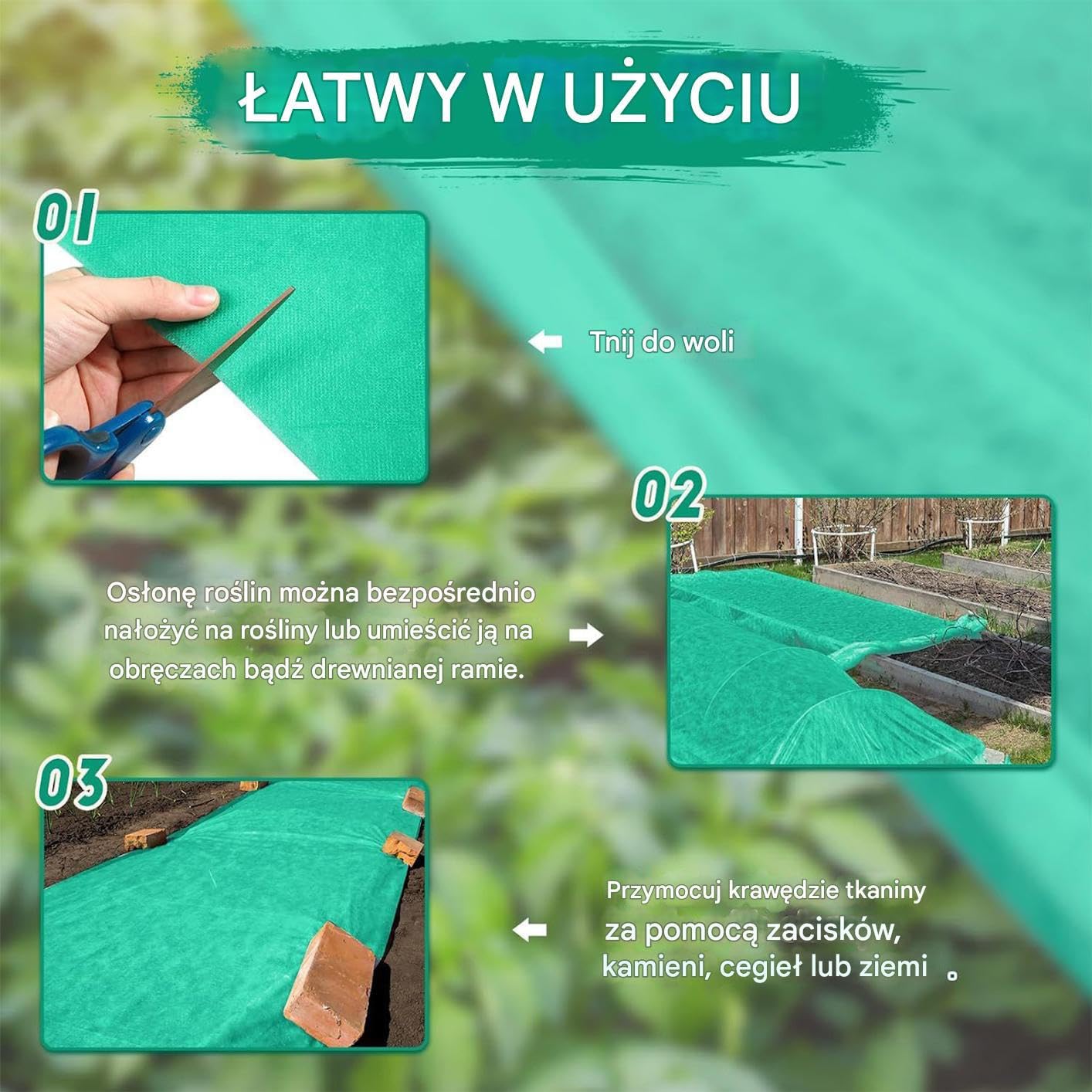 Osłony Roślinne Do Ochrony Przed Mrozem Oddychające Zimowe Ocieplane