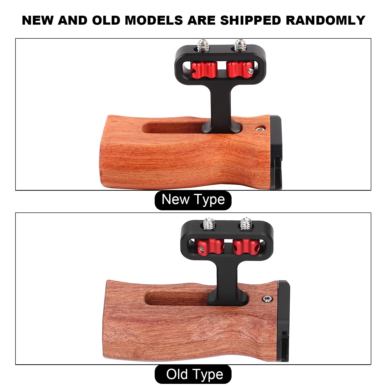 Jaula Universal para Cámara de Vídeo, de Madera con Soporte de Zapata Fría para Monitor, Iluminación de Micrófono, Orificio para Tornillo de 1/4 Pulgadas