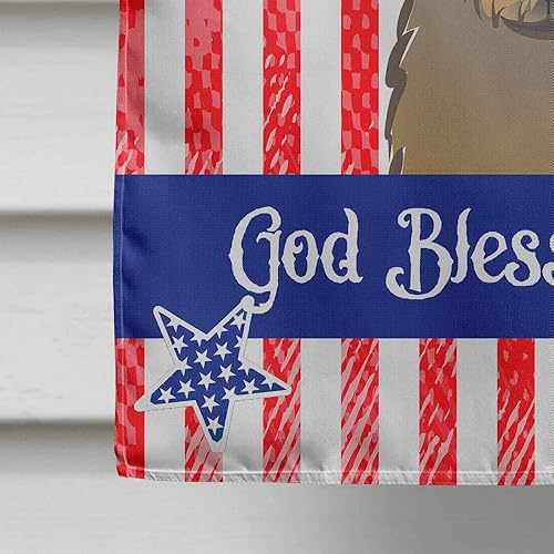 Vista 465 de Caroline's Treasures BB2171GF American Flag and Border Collie Garden Flag Mailbox Flag Decorative Yard Flag Banner Outside Patio Artwork Yard Flower