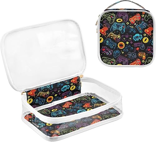 Miniatura 3 de Funny Gamepad Clear Toiletry Bag for Traveling,2 Pack Makeup Cosmetic Bag with Zipper,Travel Bag for Toiletries,Travel Essentials 21215023