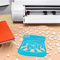 Vista 5 de Siser Easy Puff HTV 11.8 x 50 yardas – Vinilo de transferencia de calor hinchado (blanco) – Compatible con cortadores Siser, Cricut y Silhouette