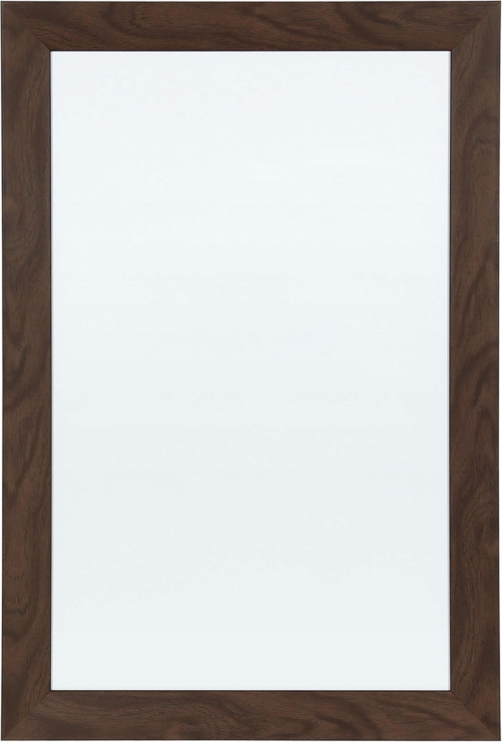 Beatrice Framed Magnetic Dry Erase Board, 18x27, Walnut Brown
