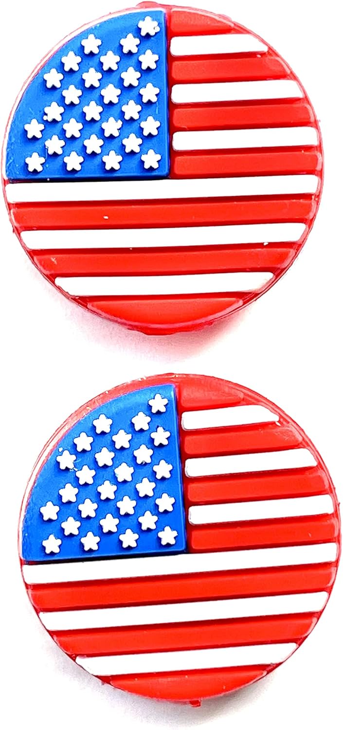Tennis Vibration Dampener US Flag 2 Pack : Sports & Outdoors