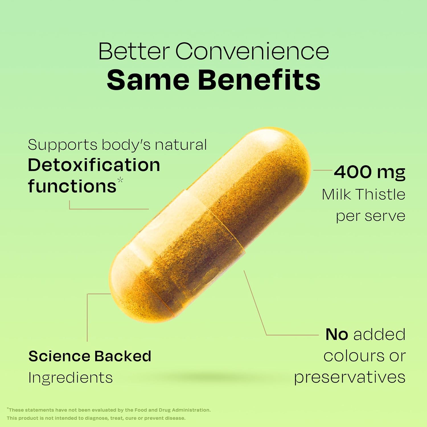 Auric Herbal Liver Support Supplement | Milk Thistle (Silymarin), Turmeric, Garlic, Ginger for Liver Health | Advanced Detox & Cleansing Formula for Active Liver | 60 Capsules - Image 4