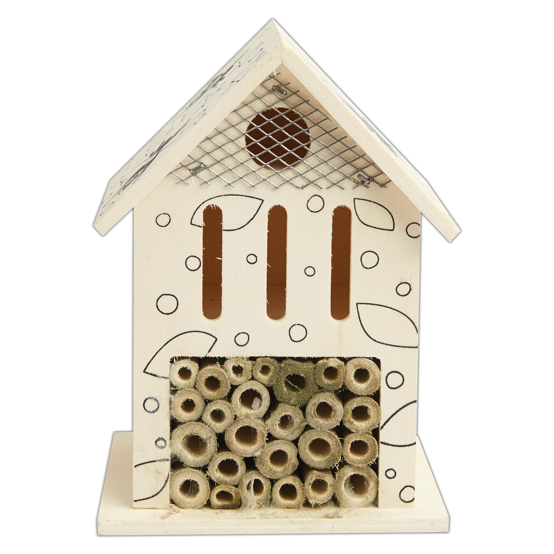 RHS Royal Horticultural Society Bug Hotel Mal-Set | Mit 5 Farben, Pinsel, Lack & Anleitung