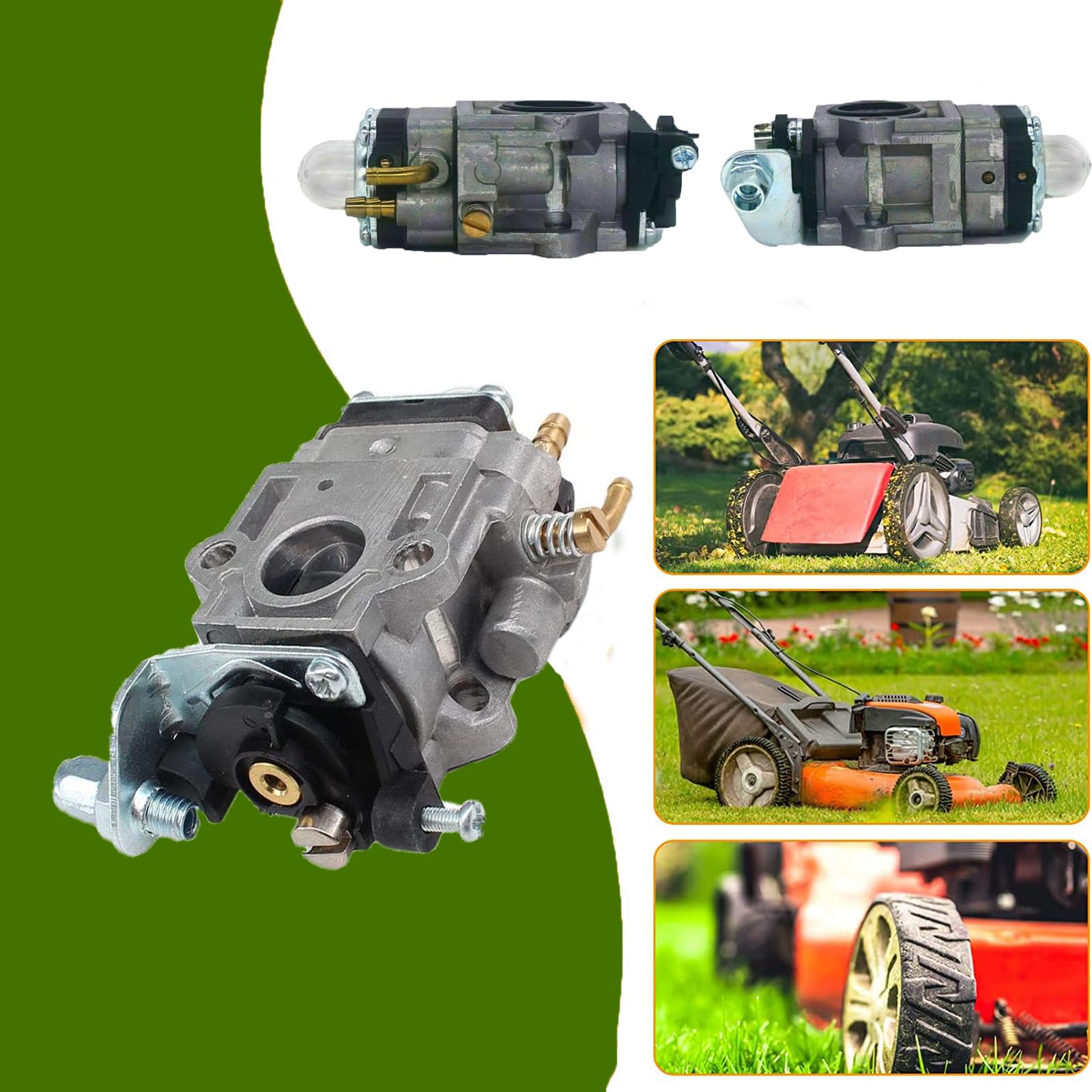 Kit Carburateur YOONIA Pour Débroussailleuse 52cc/49cc/43cc - Avec Joints, Bougie Et Filtre - Facile à Installer