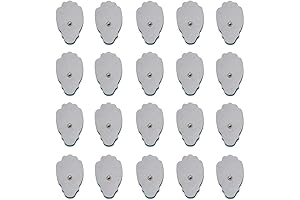 20 Snap Tens Unit Electrodes Pads Replacement Pads for TENS/EMS
