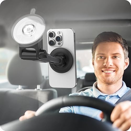 Miniatura 5 de APPS2Car Compatible con soporte de coche MagSafe - Diseñado para iPhone 171615141312 MagSafe Case