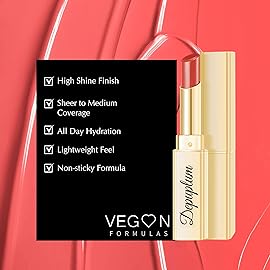 Depuplum Red Lipstick for Women Hydrating Lipstick Glossy Moisture Lip Gloss Sheer-Medium Coverage, Long Lasting Lipsticks for Dry Lips, DM66 Berry