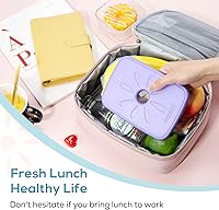 Vista 6 de TOURIT Bolsa de almuerzo y 2 bolsas de hielo para mujer, combinación perfecta