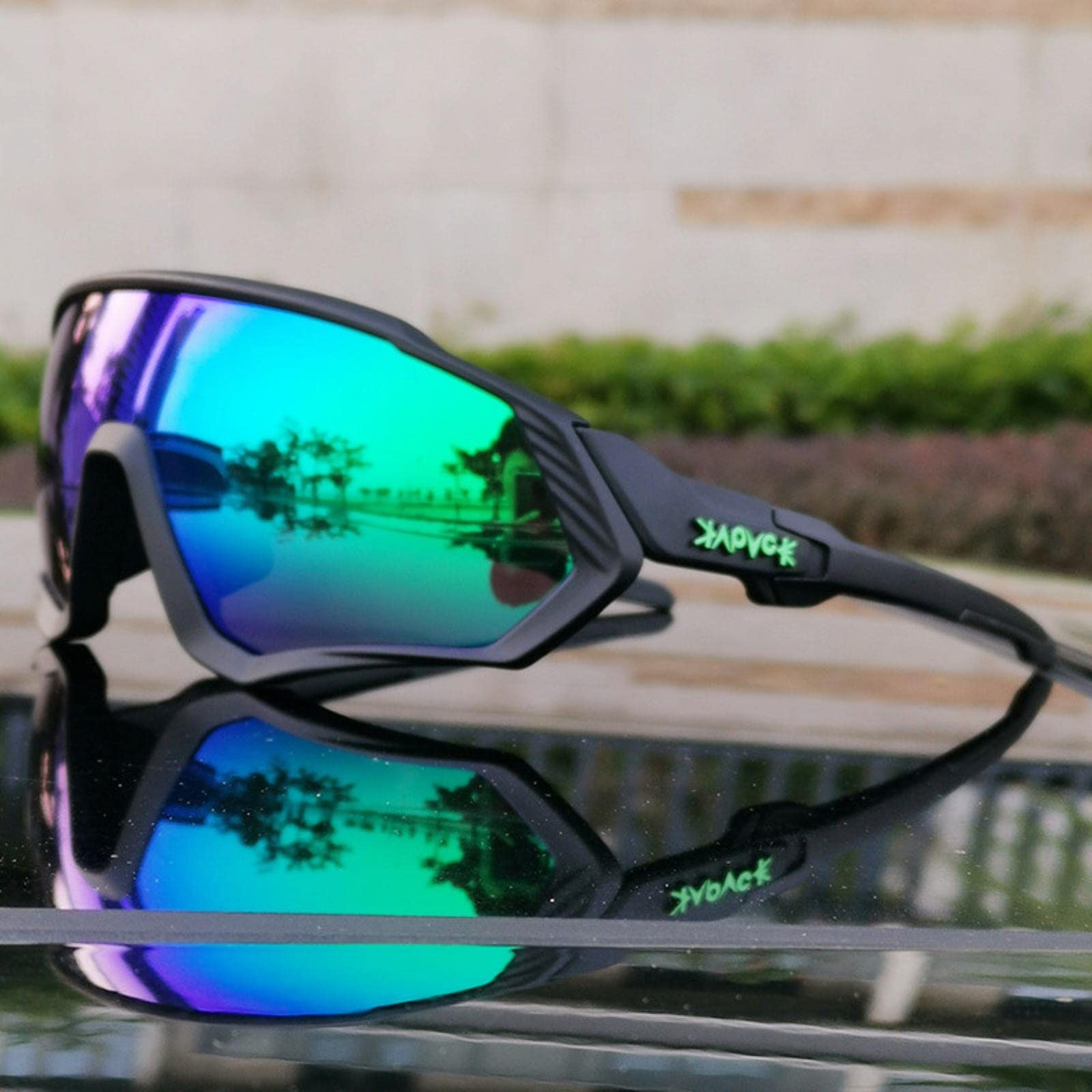 6 Soczewek Fotochromowych Polaryzacyjnych Okulary Rowerowe Męskie Damskie Sportowe Gogle MTB
