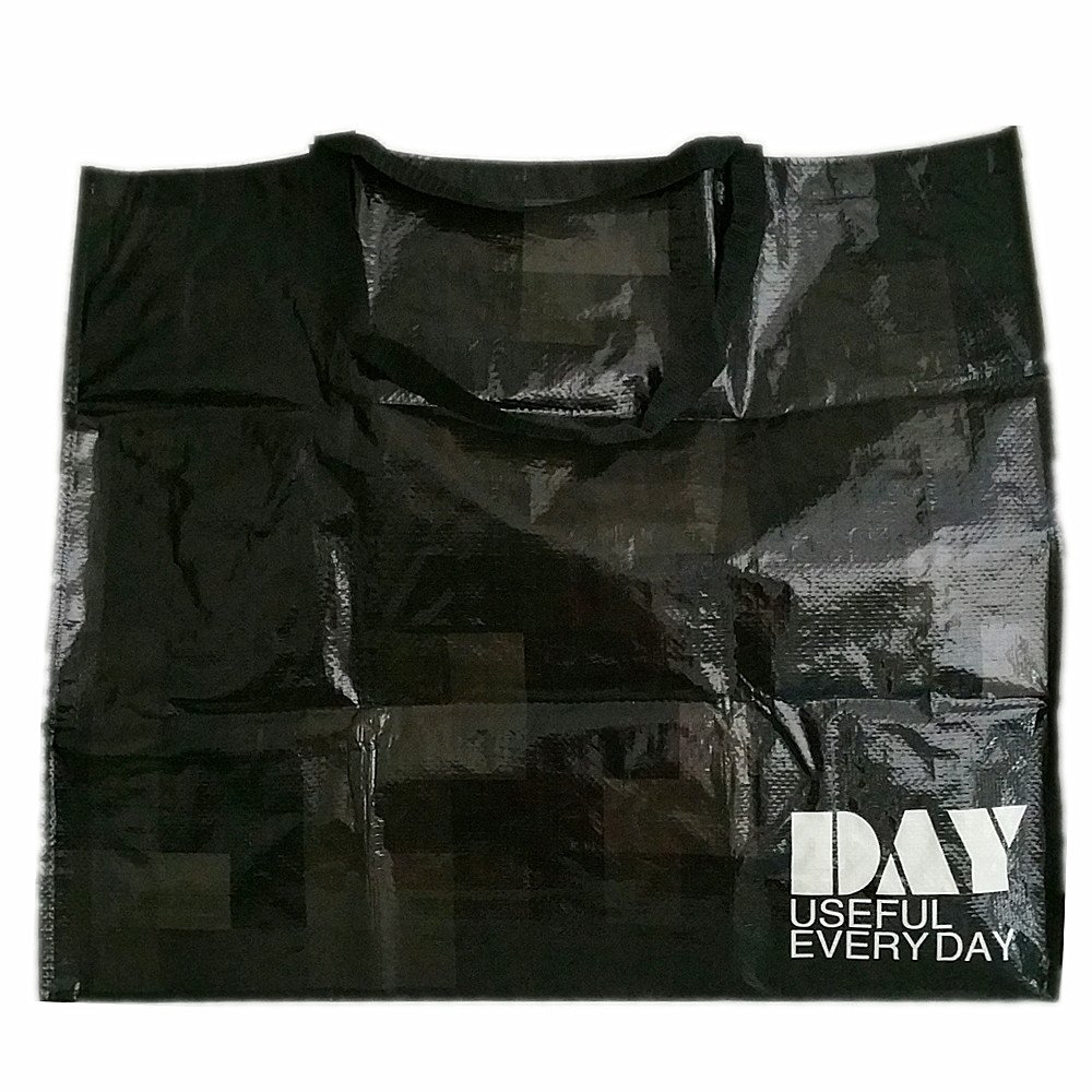 CrazyGadget® Extra Large Jumbo Laundry Washing Cloth Storage Shopping PVC Bag Strong Reusable (Black, 5)
