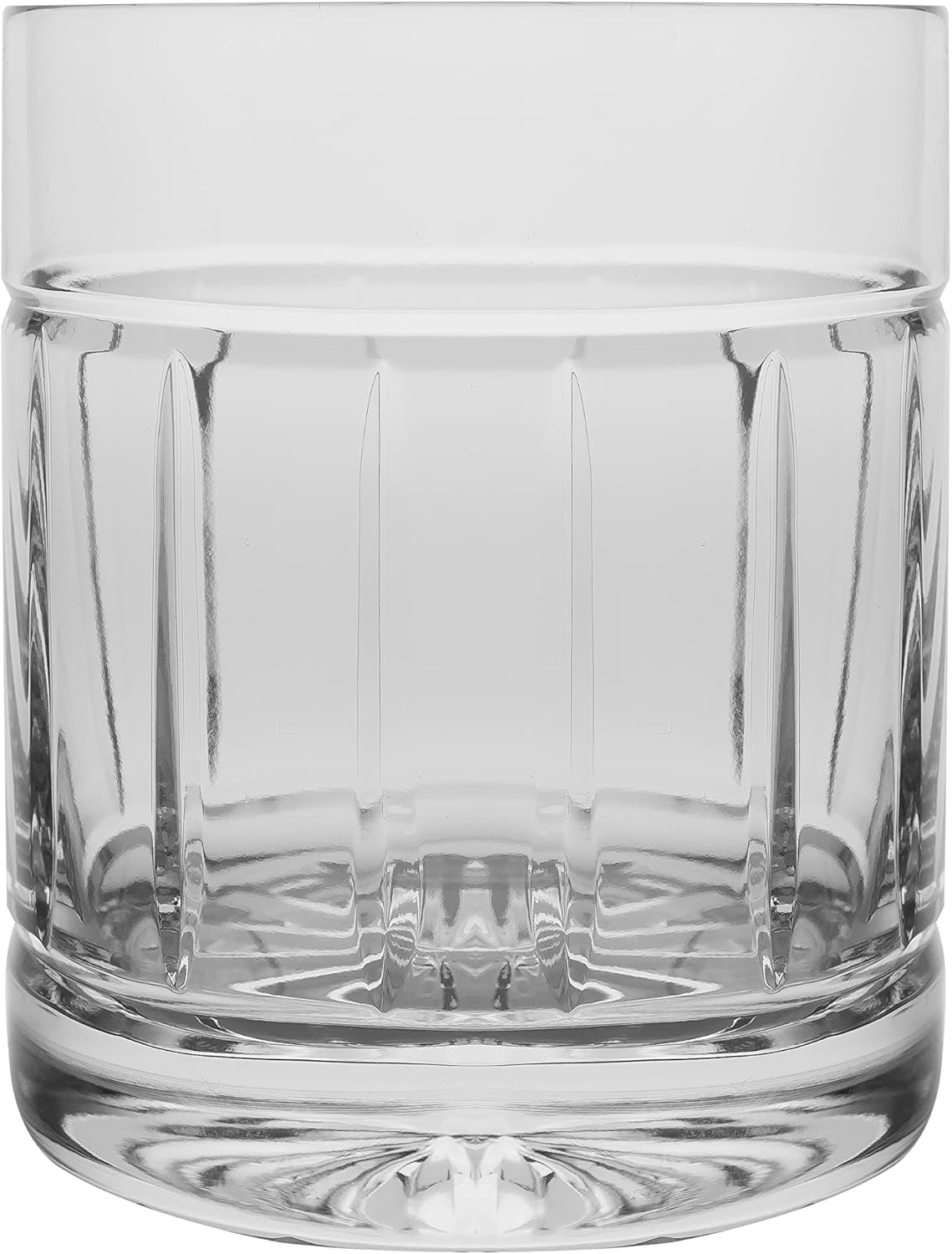 Barski Tumbler Glass - Double Old Fashioned - Set of 6 Glasses - Hand Cut Crystal - Designed DOF tumblers - For Whiskey - Bourbon - Water - Beverage - Drinking Glasses - 12 oz. - Made in Europe