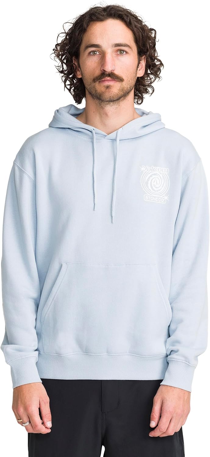Volcom Men's Hoodie – Everyday Casual & Layering, CAROLINA BLUE, Large