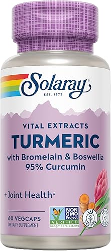 Miniatura 4 de SOLARAY - Extracto de raíz de cúrcuma de potencia garantizada, 200 mg | 60 cápsulas