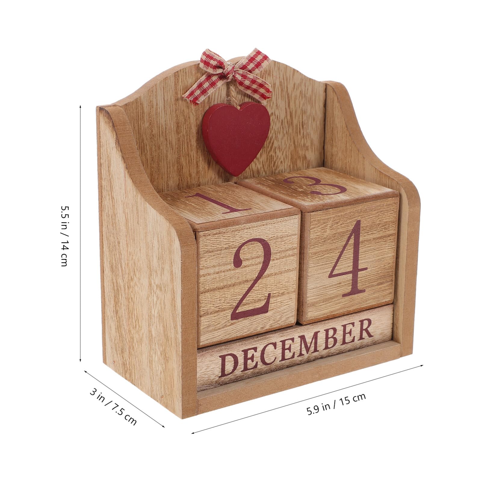 ULTECHNOVO Calendario Di Legno Calendario Ufficio Calendario Desktop 2022 Calendario Di Blocchi Di Legno Quotidiano Calendario Tavolo Scrivania Blocchi Di Calendario Desktop Calendario
