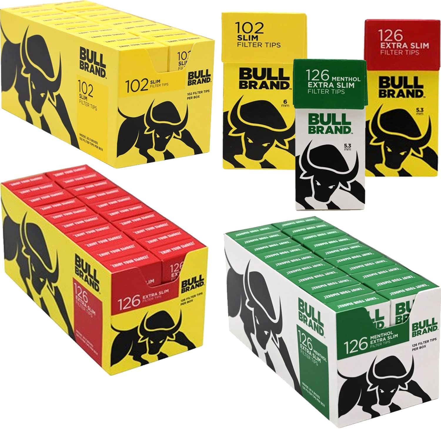 Bull Brand Extra Slim,Menthol Extra Slim,Slim Pop Out