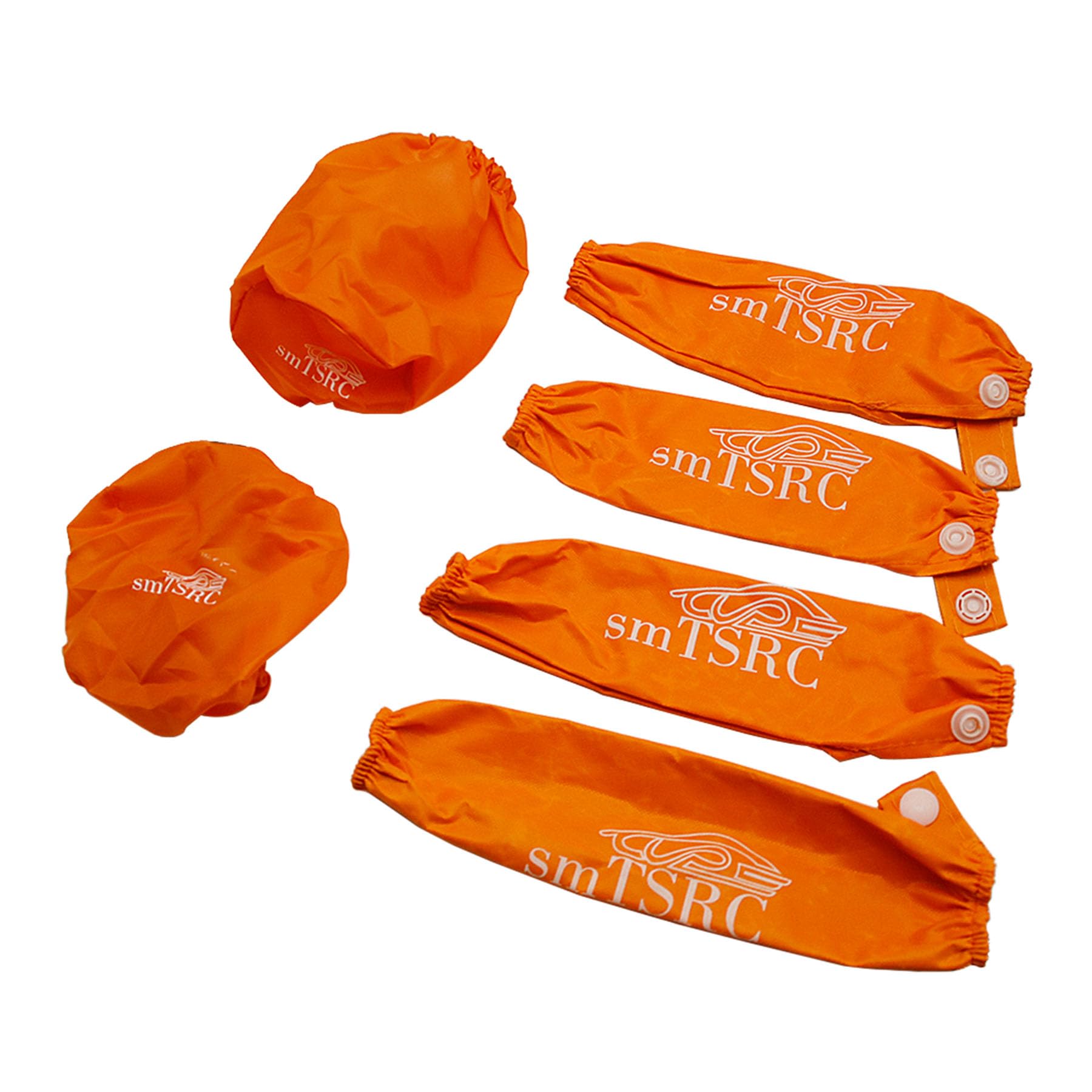 Universal Dust Cover Kit For 1/5 HPI Baja 5B 5T 5SC SS RC Car Parts: Pull Starter, Air Filter, Front & Rear Shock Absorber Covers (Orange)