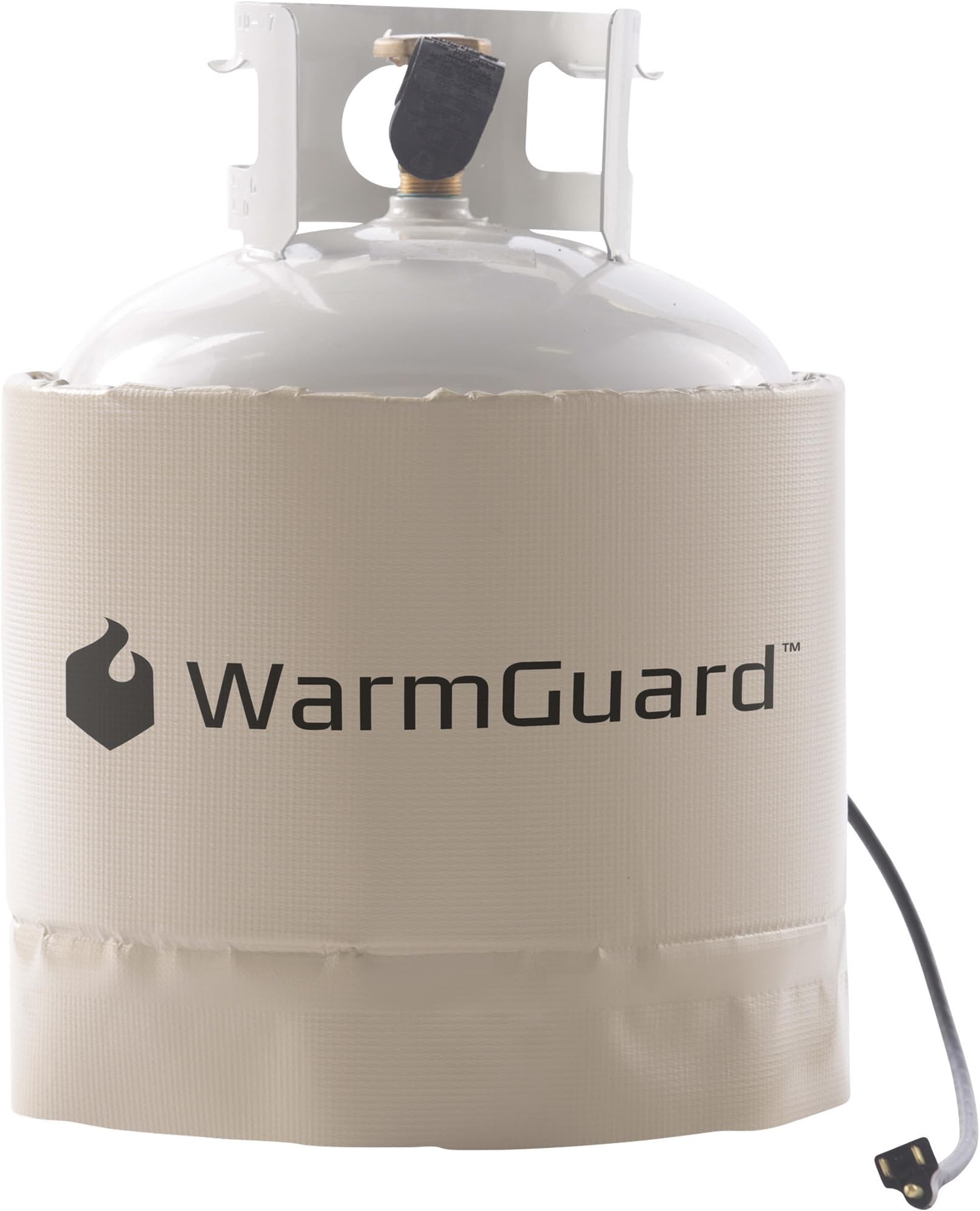 WG20 Insulated Band Style Gas Cylinder Warmer - Propane Heater, Fits 20, 30 & 40lb Gas Tanks, Fixed Internal Thermostat Max Temp 90 F