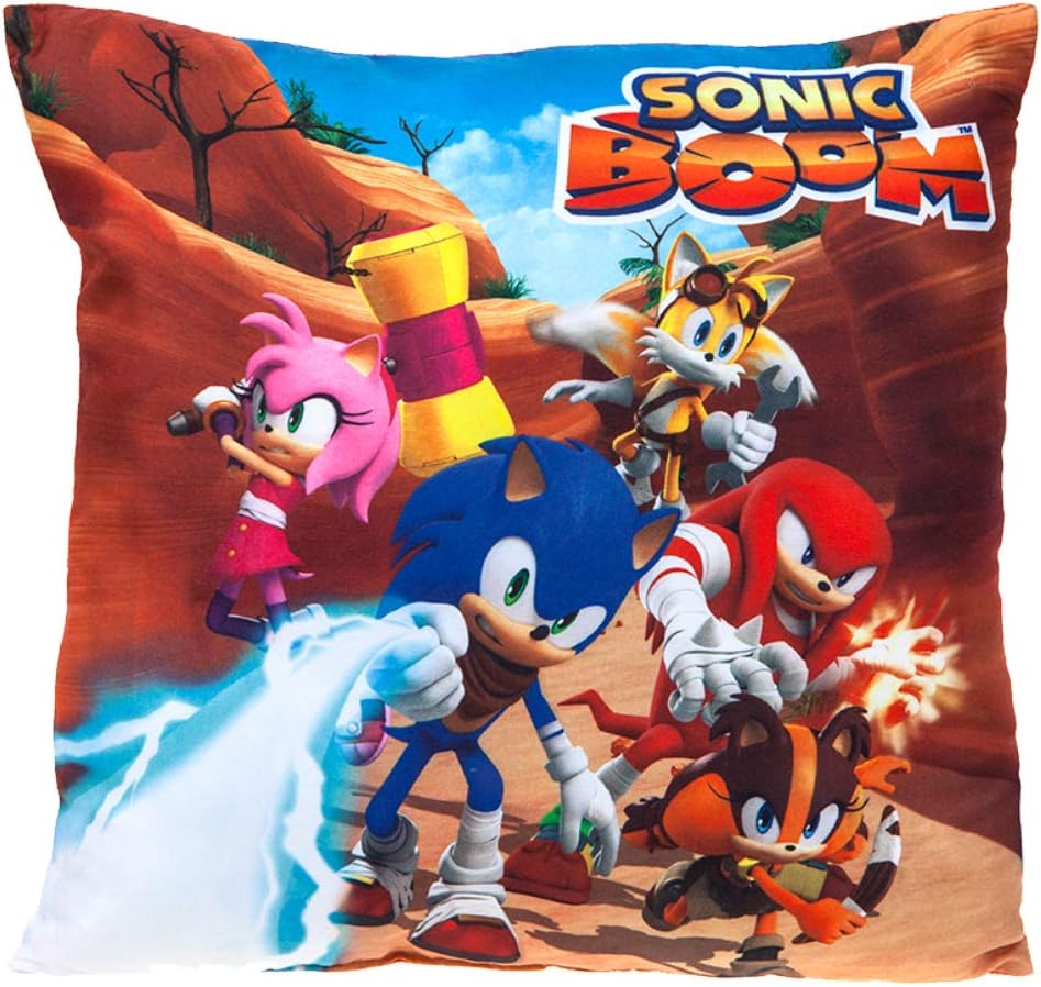 Sonic Boom 302101 Cushion Pillow, Multicolour, 35cm