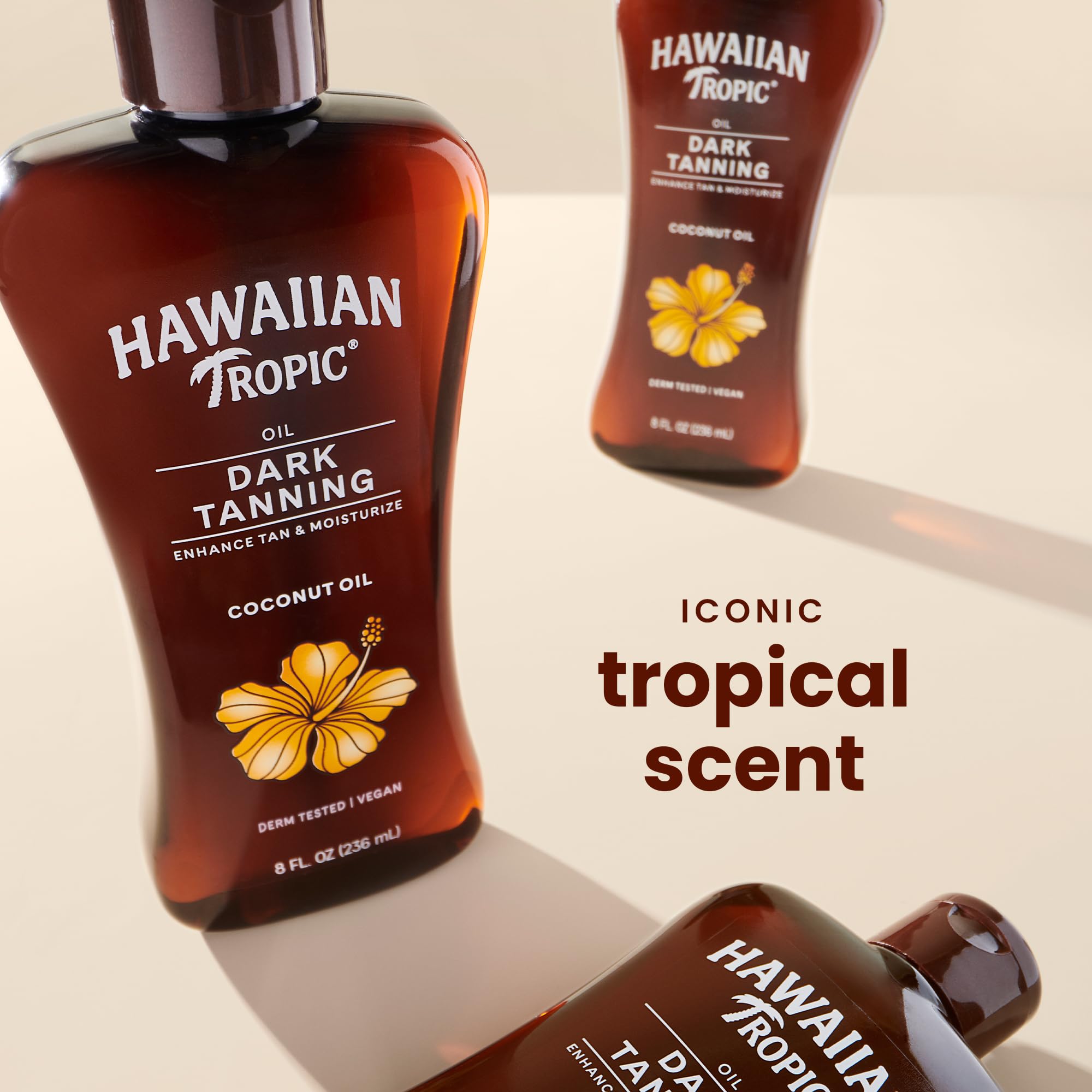 Amazon | Hawaiian Tropic Dark Tanning Sun Care Moisturizing Oil 8