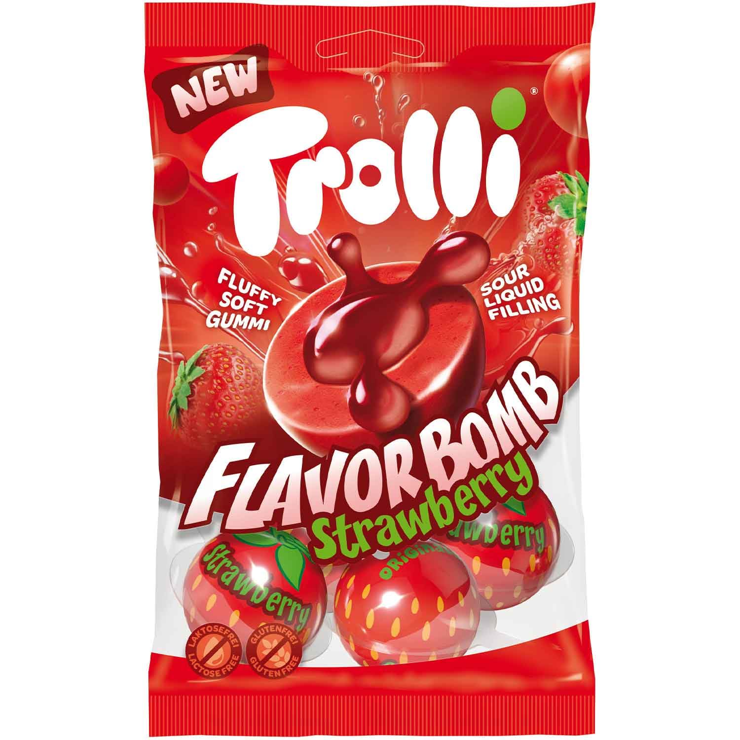 Amazon.com : Trolli Flavorbomb Strawberry I Gummy Balls with