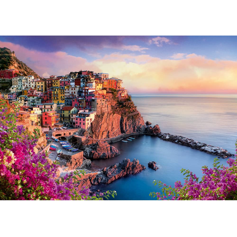 Trefl Widok na Miasteczko Manarola Puzzle 1500 Elementów o Wysokiej Jakości Nadruku dla Dorosłych i Dzieci od 12 lat