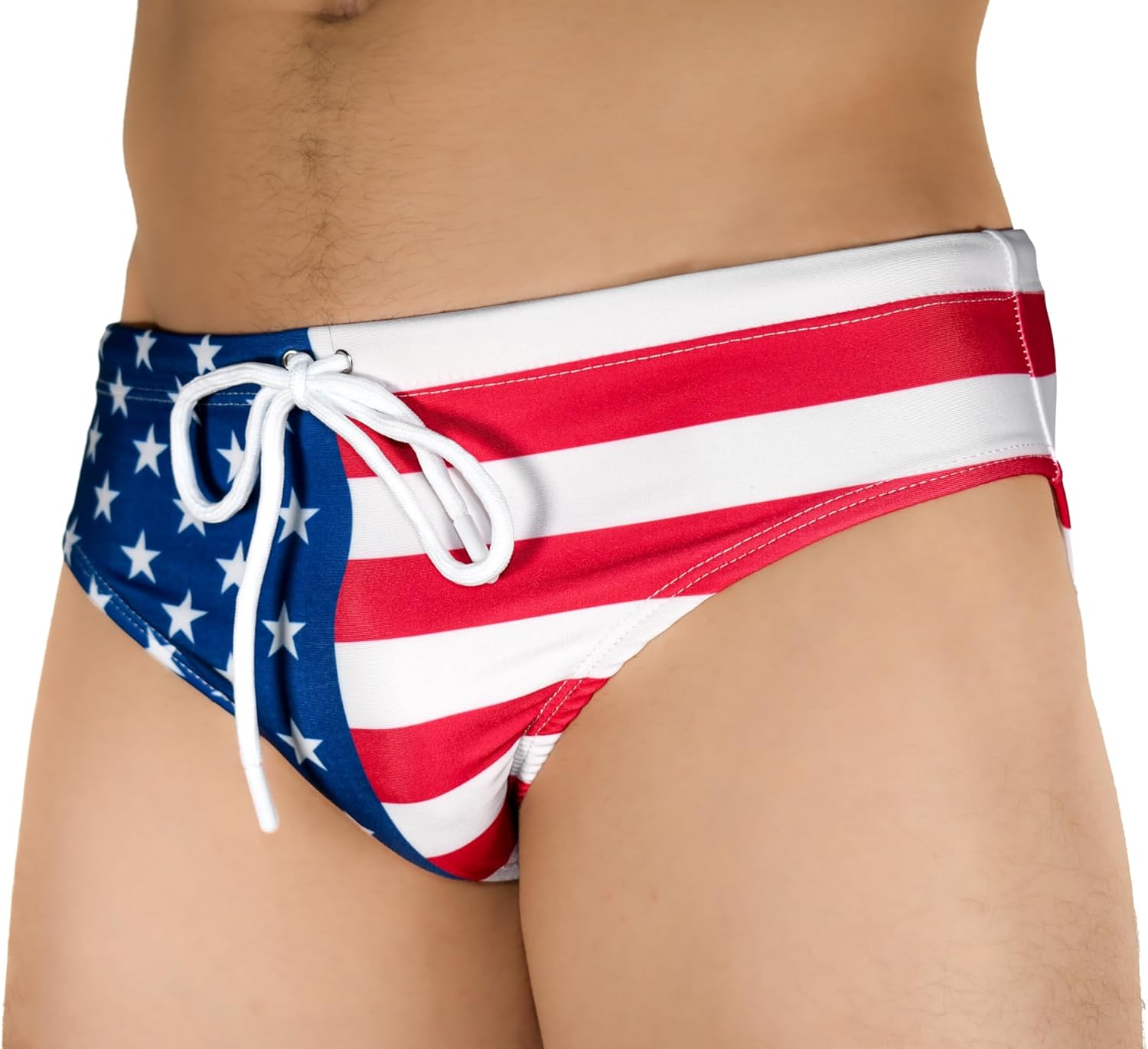 American Flag Men's Swimbrief - Men's Patriotic Swimbrief - USA Flag Bikini Brief - American Pride Swimwear