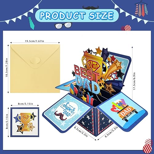 Miniatura 3 de Tarjeta desplegable de papel 3D con diseño de corazón para el día de San Valentín tarjetas de felicitación hechas a mano 8 x 6 pulgadas cubierta con