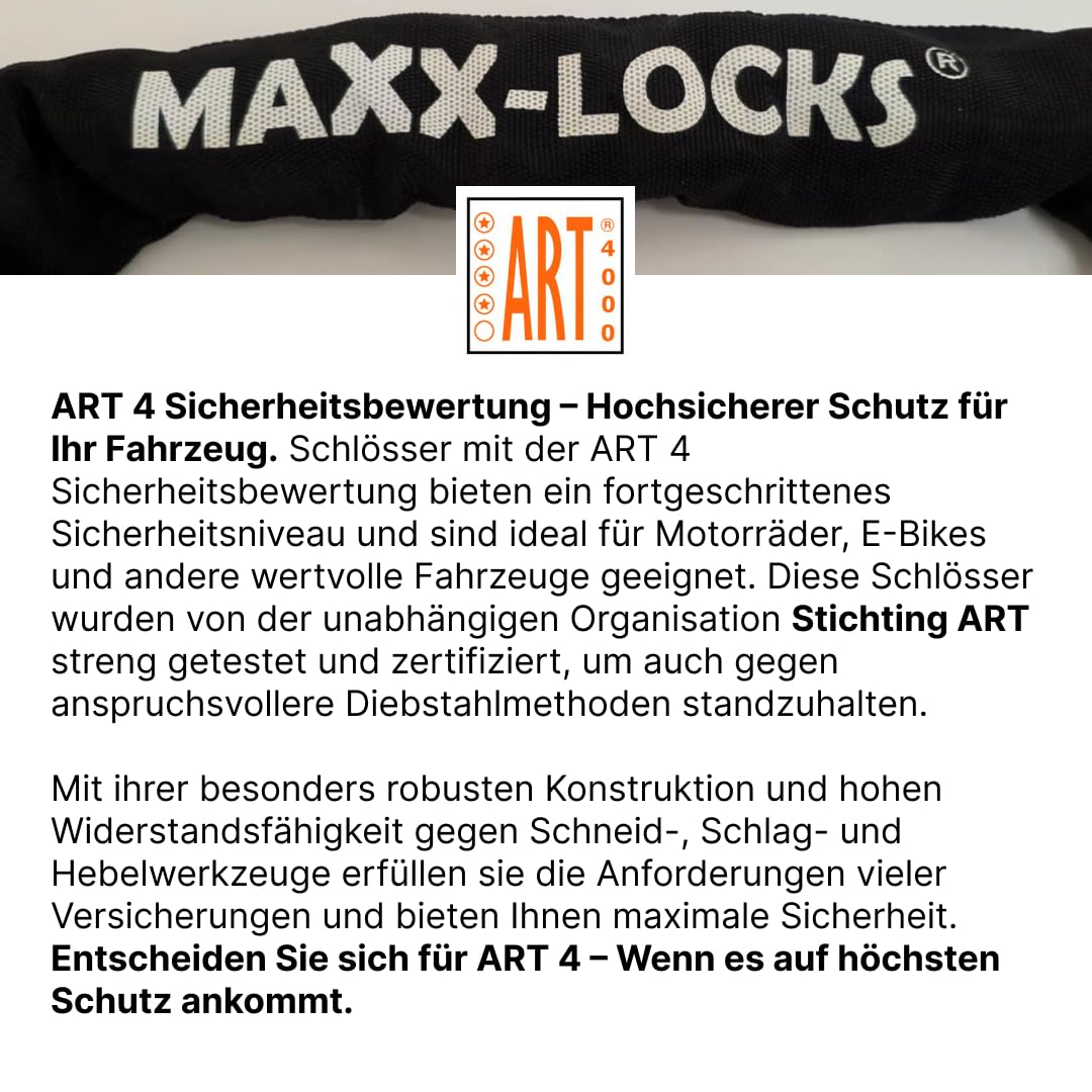 Tirau ART 4 Motorradschloss - 150 cm
