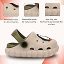 GLJ Naughty Angel First Walking Shoes for Baby Girls, Kids Clogs Slippers for Beach, Pool, Yard, Garden, Camping, Travel (Chocolate, 2.5 Years) gallery image
