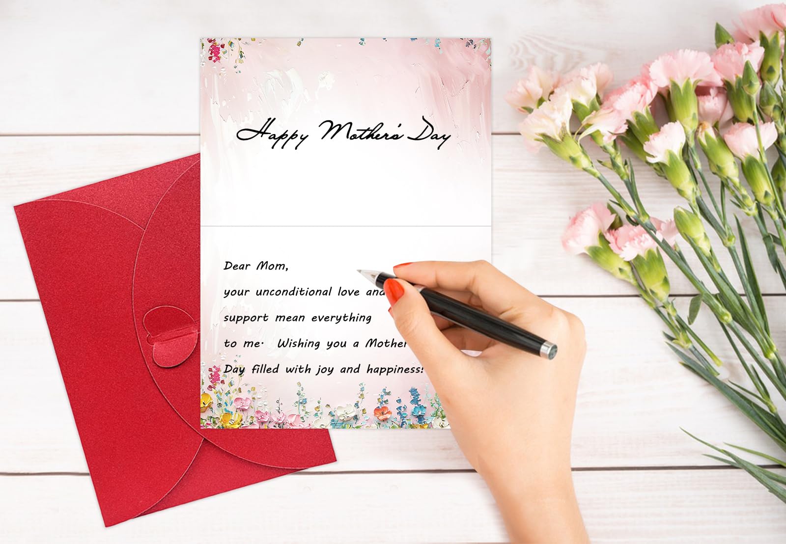 mum☺︎ D24TIME Mothers Day Card for Mom Mother Wife Mum Butterfly