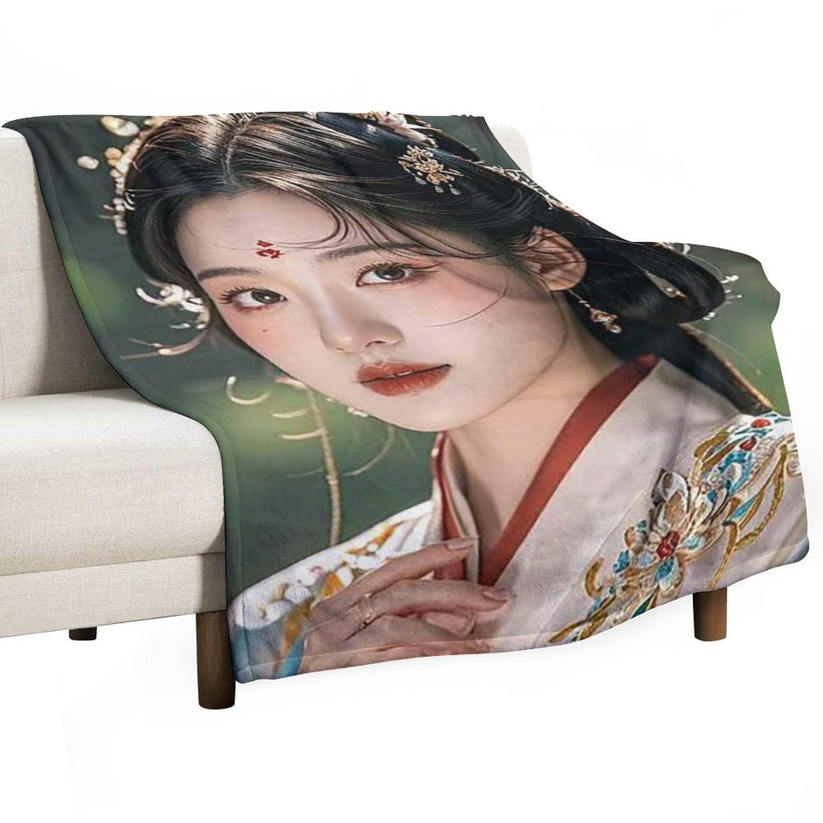 Couverture flanelle fée orientale plaid doux léger lit et canapé