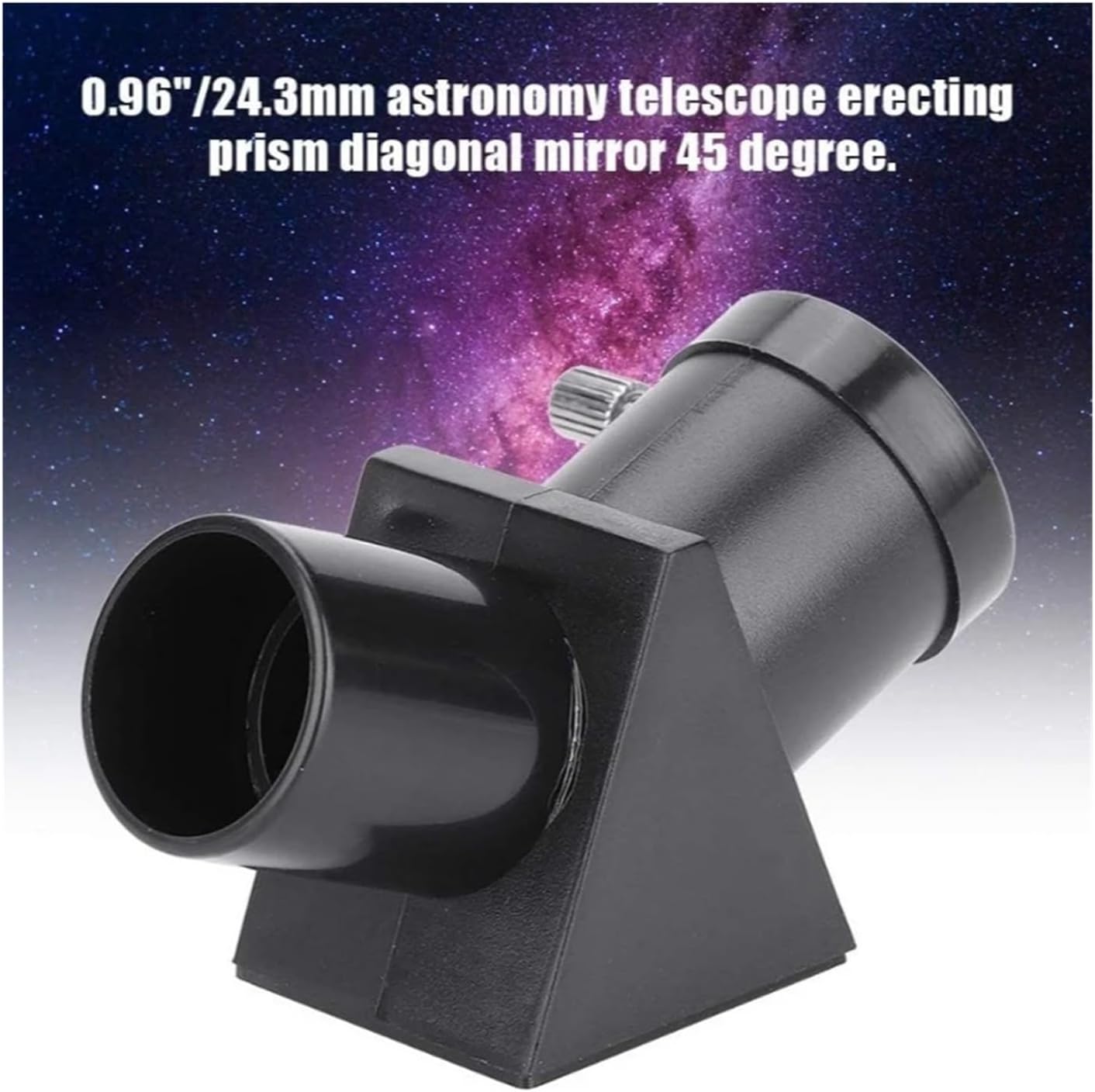 Telescope Accessories， 0.96 24.3mm Refracting Telescope Erecting Prism Eyepiece Diagonal Mirror 45 Degree,for Zenith Mirror